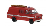 BREKINA 34167 Brekina, Ford Transit, 1970, Feuerwehr Hannover, 1:87