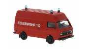 BREKINA 34950 VW LT Hochraum-Kasten, 1985, Feuerwehr, 1:87