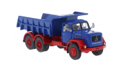 BREKINA 83303 Magirus Jupiter Kipper, blau/rot, 1960, 1:87