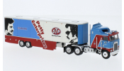 BREKINA 85736 Kenworth K 100 Aerodyne Renntransport-SZ 1980, STP,