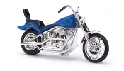 BUSCH 40152 US Motorrad Blau Metallic