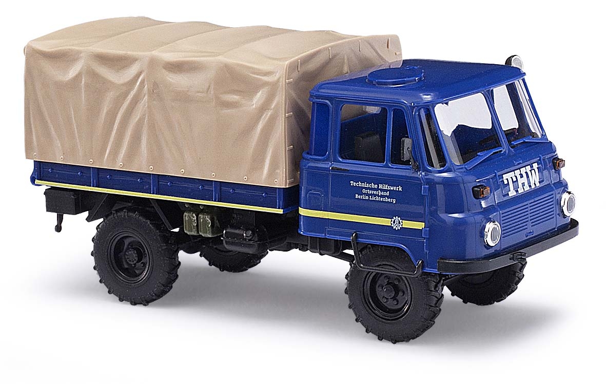 Busch Robur LO 2002 A Modell – Zivilverteidigung DDR, Militäroliv, Detailgetreu