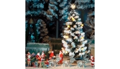 BUSCH 5411 Világító karácsonyfa H0