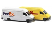 BUSCH 8304 Mercedes Sprinter, FedEx + DHL (2 db)