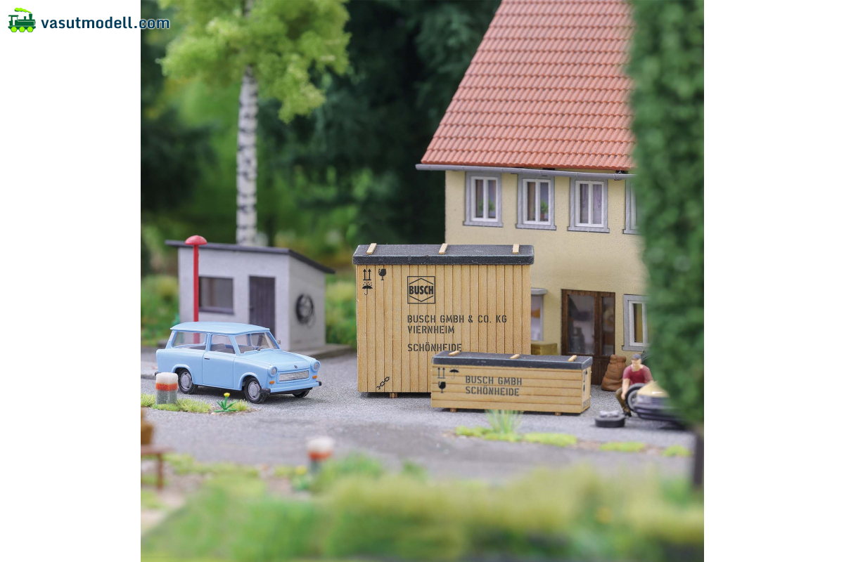 BUSCH 1883 Maschinenkisten Busch H0 BUSCH 1883 Maschinenkisten Busch H0
