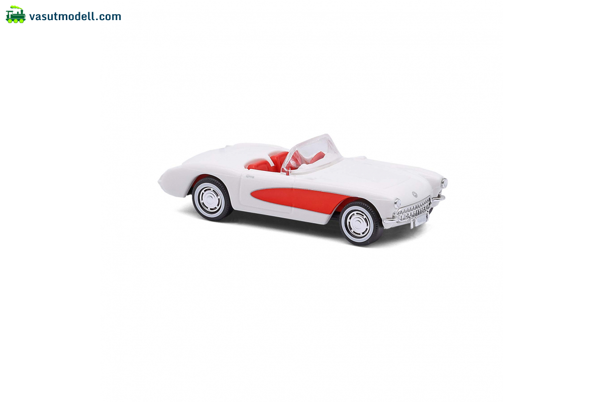 BUSCH 45416 Chevrolet Corvette weiß H0 BUSCH 45416 Chevrolet Corvette weiß H0