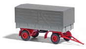 BUSCH 53352 HL80 Anhänger grau/rot