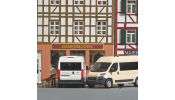 BUSCH 54650 Fiat Ducato Bus, Weiß