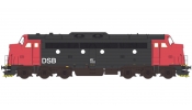 ESU 30228 Diesellok, Pullman I,Nohab MY, DSB MY 1152, Ep IV/V, rot/schwarz, Vorbildzustand um 1987, LokSound, Raucherzeuger
ESU 30228 Diesellok, Pullman I,Nohab MY, DSB MY 1152, Ep IV/V, rot/schwarz, Vorbildzustand um 1987, LokSound, Raucherzeuger