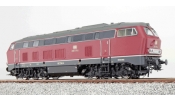 ESU 31018 Dízelmozdony, H0, BR 215, 215 117, altrot, EP IV, Vorbildzustand um 1988, LokSound, Raucherzeuger, DC/AC ESU 31018 Dízelmozdony, H0, BR 215, 215 117, altrot, EP IV, Vorbildzustand um 1988, LokSound, Raucherzeuger, DC/AC