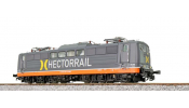 ESU 31038 E-Lok, H0, BR 151, 162004 Hectorrail, Grau/orange, Ep VI, Vorbildzustand um 2020, LokSound, Pantograph, DC/AC