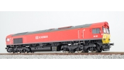 ESU 31074 Dízelmozdony, C66, DB Schenker 66001, 2013, verkehrsrot, VI, DCC-hangos, füstölővel, DC/AC ESU 31074 Dízelmozdony, C66, DB Schenker 66001, 2013, verkehrsrot, VI, DCC-hangos, füstölővel, DC/AC