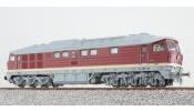 ESU 31163 Diesellok, H0, BR 132, 132 547, DR Ep IV, bordeauxrot, Vorbildzustand um 1984, LokSound, Raucherzeuger, DC/AC ESU 31163 Diesellok, H0, BR 132, 132 547, DR Ep IV, bordeauxrot, Vorbildzustand um 1984, LokSound, Raucherzeuger, DC/AC