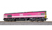 ESU 31289 Diesellok H0, C77, 66587 ONE, Ep VI, Vorbildzustand um 2020, pink, Sound+Rauch, DC/AC