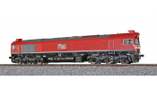 ESU 31360 Diesellok H0, C77, 266 442 MEG, Ep VI, Vorbildzustand um 2020, verkehrsrot, Sound+Rauch, DC/AC