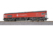 ESU 31363 Diesellok H0, C66, DE 6301 Crossrail, Ep VI, Vorbildzustand um 2014, verkehrsrot, Sound+Rauch, DC/AC