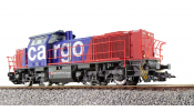 ESU 31381 Diesellok, H0, G1000, Am 842 101-8 SBB Cargo, Rot/Blau, Ep V, Vorbildzustand um 2004, Sound, Rangierkupplung, DC/AC