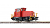 ESU 31435 Diesellok, H0, KG230, 5 VTG , rot, Ep V, Vorbildzustand um 1998, LokSound, Raucherzeuger, Rangierkupplung, DC/AC