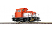 ESU 31436 Diesellok, H0, KG230, Lok 1 HVLE, orange, Ep VI, Vorbildzustand um 2014, LokSound, Raucherzeuger, Rangierkupplung, DC/AC