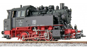 ESU 31655 Dampflok, H0, BR80, D-726 RAG, Schwarz, Ep IV, Vorbildzustand um 1973, LokSound, Doppelraucherzeuger, Rangierkupplung, DC/AC