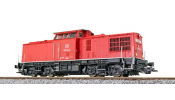 ESU 31762 Diesellok, H0, V100 DR, 202 594 DB, verkehrsrot, Ep V, Vorbildzustand um 2000, LokSound, Rauch, Kupplung DC/AC