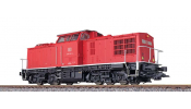 ESU 31766 Diesellok, H0, V100 DR, 298 051 DB, verkehrsrot, Ep V, Vorbildzustand um 2002, LokSound, Rauch, Kupplung DC/AC