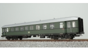 ESU 36138 Eilzugwagen, H0, DB, III, B4ye-36/50,73540-Ffm, Flaschengrün, Weißaluminium , Ep III, DC ESU 36138 Eilzugwagen, H0, DB, III, B4ye-36/50,73540-Ffm, Flaschengrün, Weißaluminium , Ep III, DC