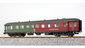 ESU 36158 Eilzugwagen G36, H0, DB, Ep IV, BRye 693, 2. Klasse, 85-53 018, Chromoxidgrün/Rot, Umbragrau, Halbspeisewagen, DC ESU 36158 Eilzugwagen G36, H0, DB, Ep IV, BRye 693, 2. Klasse, 85-53 018, Chromoxidgrün/Rot, Umbragrau, Halbspeisewagen, DC