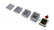 ESU 50352 Lautsprecher 10mm x 12mm x 3.5mm, rechteckig, 6 Ohm, mit Schallkapselset