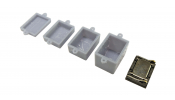 ESU 50353 Lautsprecher 13mm x 18mm x 4.5mm, rechteckig, 4 Ohm, mit Schallkapselset