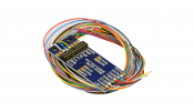 ESU 51958 Adapterplatine PluX22 für 9 Ausgänge, Lötkontakten und angelöteten Kabeln