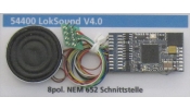 ESU 54400 LokSound V4.0 hangdekóder, 8-tűs (NEM 652), üres ESU 54400 LokSound V4.0 hangdekóder, 8-tűs (NEM 652), üres