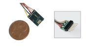 ESU 54687 LokPilot micro V4.0, multiprotokoll dekóder, MM/DCC/SX, 6-tűs, NEM 651, kábeles ESU 54687 LokPilot micro V4.0, multiprotokoll dekóder, MM/DCC/SX, 6-tűs, NEM 651, kábeles