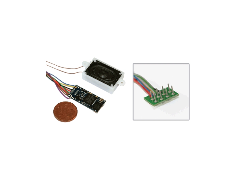 ESU 56899 LokSound micro V4.0 hangdekóder, 8-tűs (NEM 652), üres ESU 56899 LokSound micro V4.0 hangdekóder, 8-tűs (NEM 652), üres