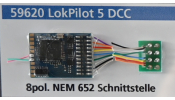 ESU 59620 LokPilot 5 DCC, 8-tűs, NEM652 (H0)