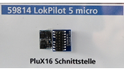 ESU 59814 LokPilot 5 micro DCC/MM/SX/M4, PluX16 (TT, N)