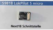 ESU 59818 LokPilot 5 micro DCC/MM/SX/M4, Next18 (TT, N)
