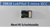 ESU 59828 LokPilot 5 micro DCC, Next18 (TT, N)