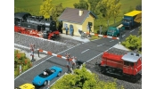 FALLER 120171 Vasúti átjáró motoros sorompóval, villogó fénnyel FALLER 120171 Vasúti átjáró motoros sorompóval, villogó fénnyel