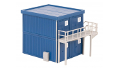 FALLER 130134 Építkezési konténer, kék (4 db)