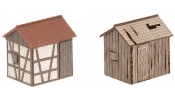 FALLER 130289 LASER-CUT: 2 szerszámos kunyhó