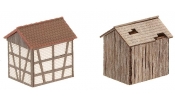 FALLER 130289 LASER-CUT: 2 szerszámos kunyhó