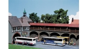 FALLER 161671 CAR-SYSTEM kiegészítő: Buszmegálló készlet