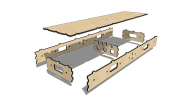 FALLER 170103 Anlagenunterbau, 1 m x 0,25 m FALLER 170103 Anlagenunterbau, 1 m x 0,25 m