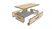 FALLER 170104 Anlagenunterbau, 0,5 m x 0,25