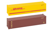 FALLER 182056 40 Container DHL und XTRA FALLER 182056 40 Container DHL und XTRA