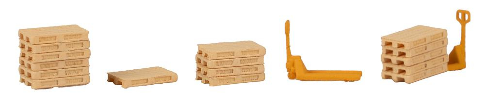 Faller Hubwagen Mit Paletten N Spur - Logistik Zubehör Für Modellbahn