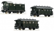 FLEISCHMANN 481805 3-tlg. Set Nebenbahn-Personenzug (Teil 2), DRG FLEISCHMANN 481805 3-tlg. Set Nebenbahn-Personenzug (Teil 2), DRG