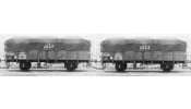 FLEISCHMANN 521605 Güterwagenset mit Plane 2-teil, DSB, III