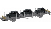 FLEISCHMANN 523609 Flachwagen, S14 beladen mit Min